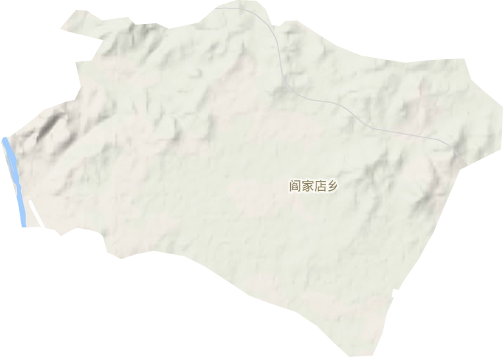 閆家店鄉(xiāng)地形圖
