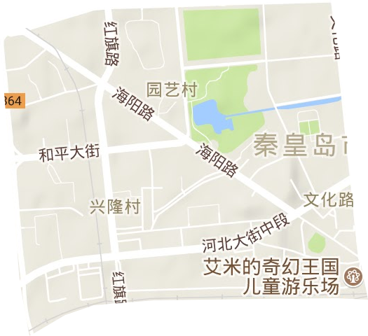 文化路街道地形圖