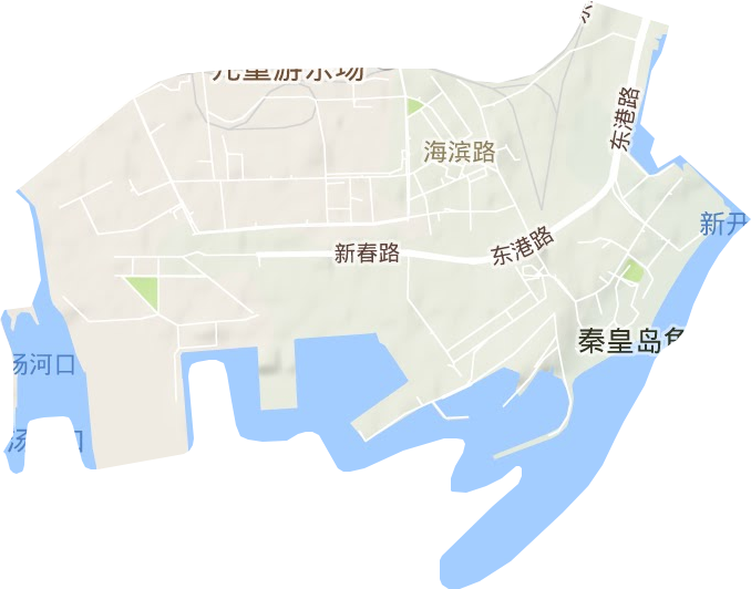 海濱路街道地形圖