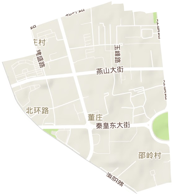 北環路街道地形圖