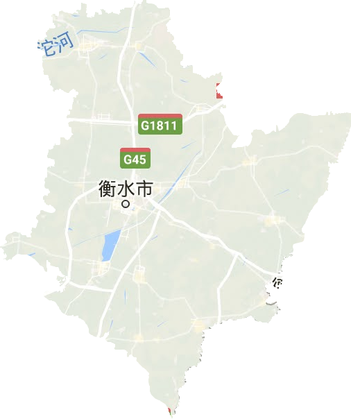 衡水市地形圖