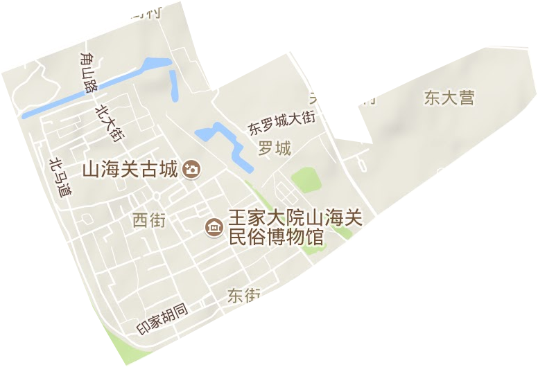 東街街道地形圖
