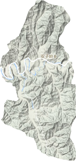 安子嶺鄉地形圖