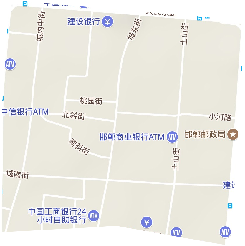 中華街道地形圖