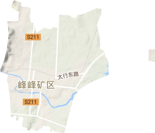 臨水鎮(zhèn)地形圖