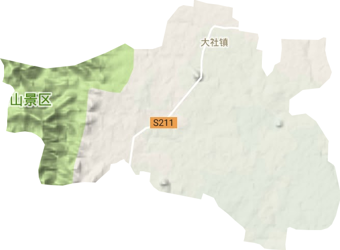 大社鎮地形圖