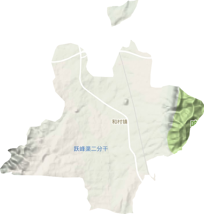 和村鎮(zhèn)地形圖