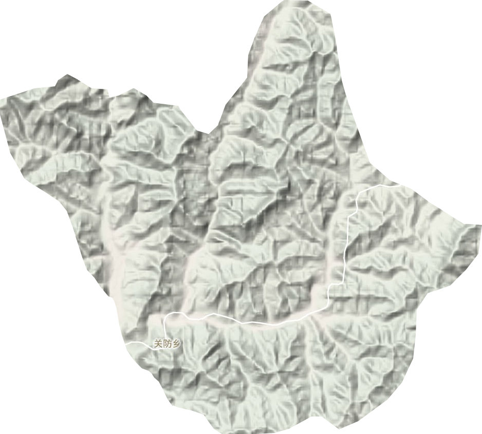 關防鄉地形圖