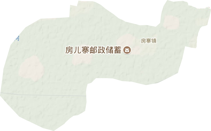 房寨鎮地形圖