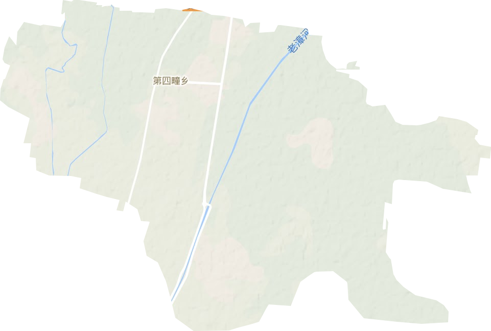 第四疃鎮地形圖