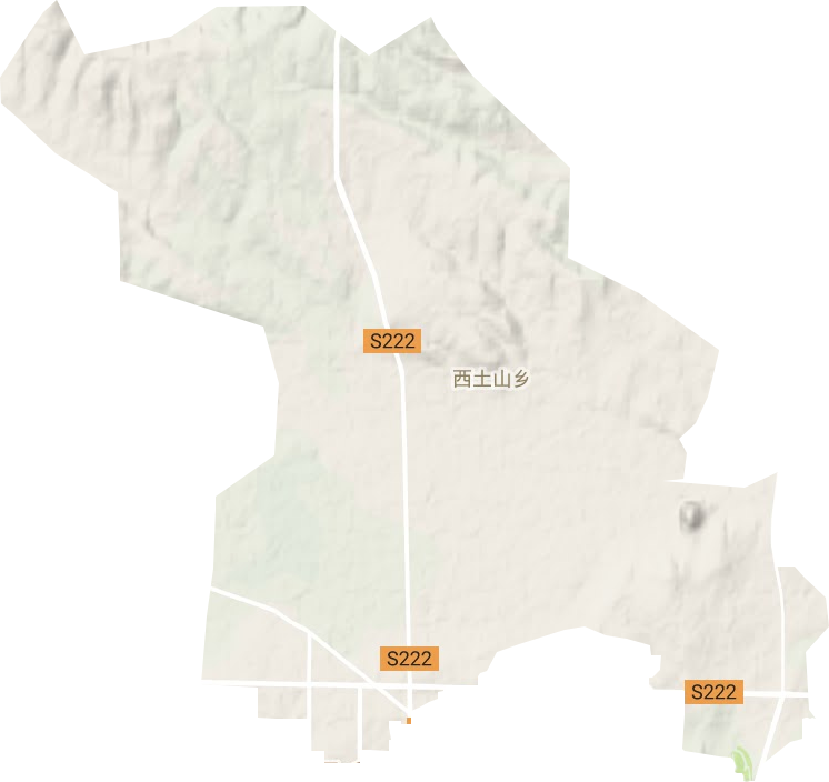 西土山鄉地形圖