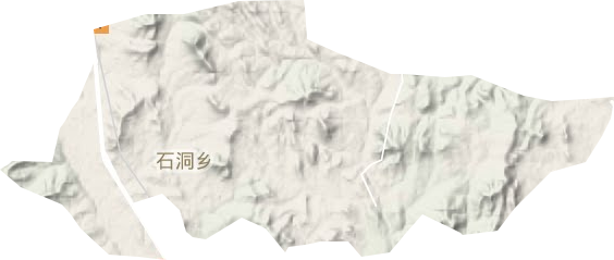 石洞鄉(xiāng)地形圖