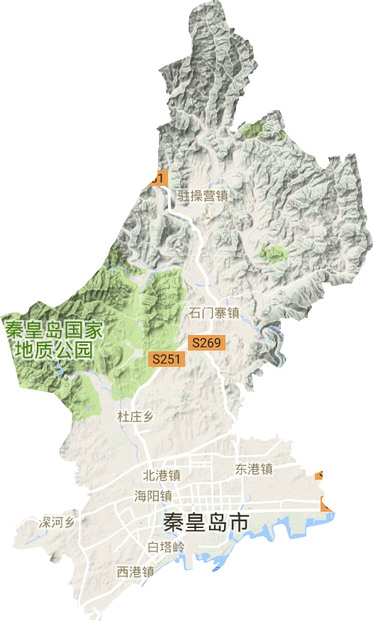 海港區地形圖