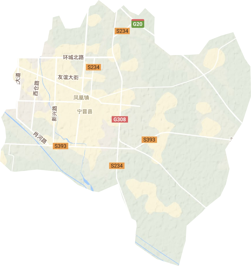 鳳凰鎮地形圖