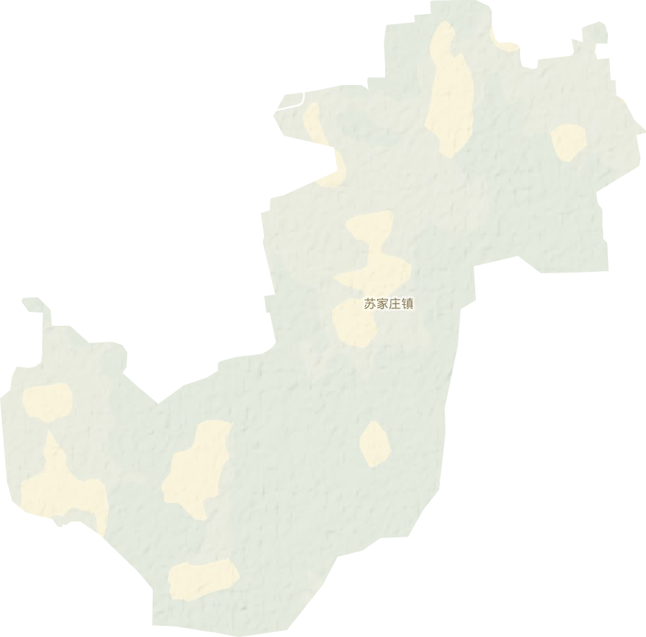 蘇家莊鎮(zhèn)地形圖
