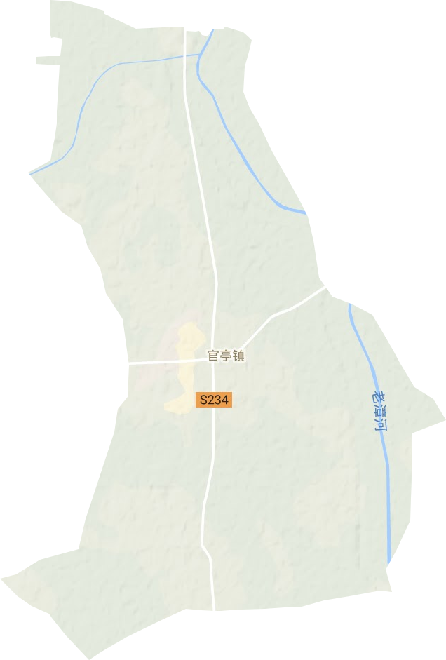 官亭鎮地形圖