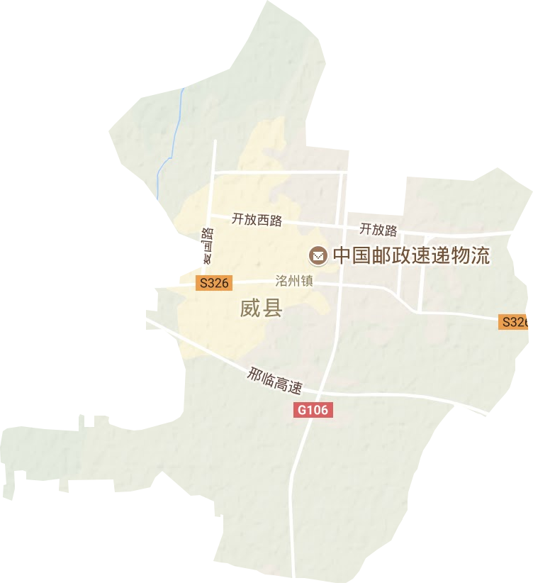 洺州鎮地形圖