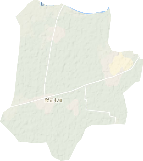 梨園屯鎮(zhèn)地形圖