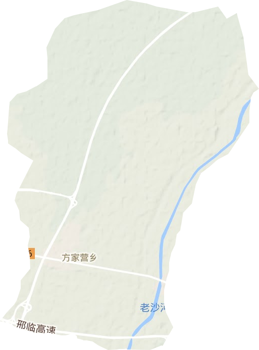 方家營鄉(xiāng)地形圖
