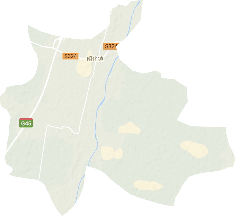 明化鎮地形圖