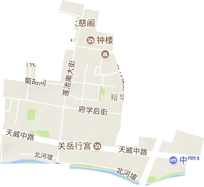 裕華街道地形圖