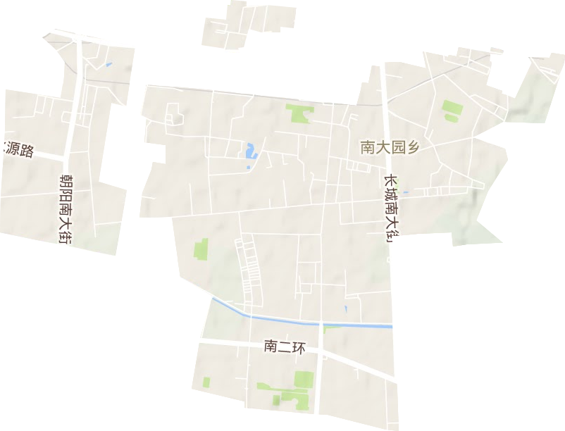 南大園鄉(xiāng)地形圖
