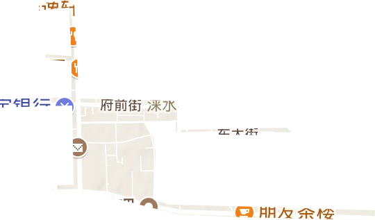 城區社區管理辦公室街道地形圖