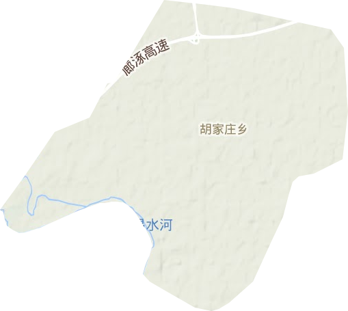 胡家莊鄉地形圖