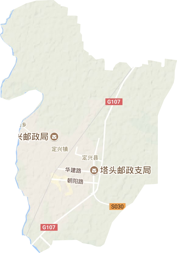 定興鎮地形圖
