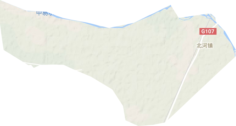 北河鎮地形圖