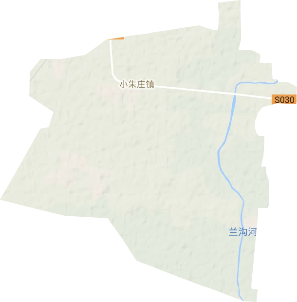 小朱莊鄉地形圖