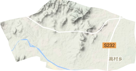 高村鎮地形圖