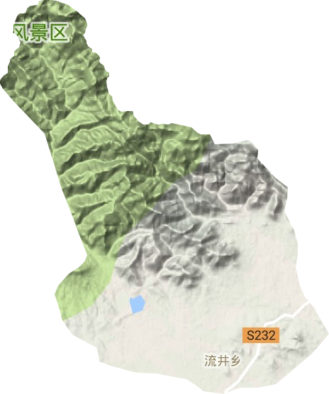流井鄉地形圖