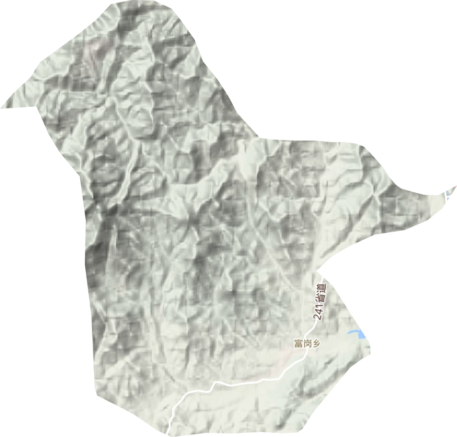 富崗鄉地形圖