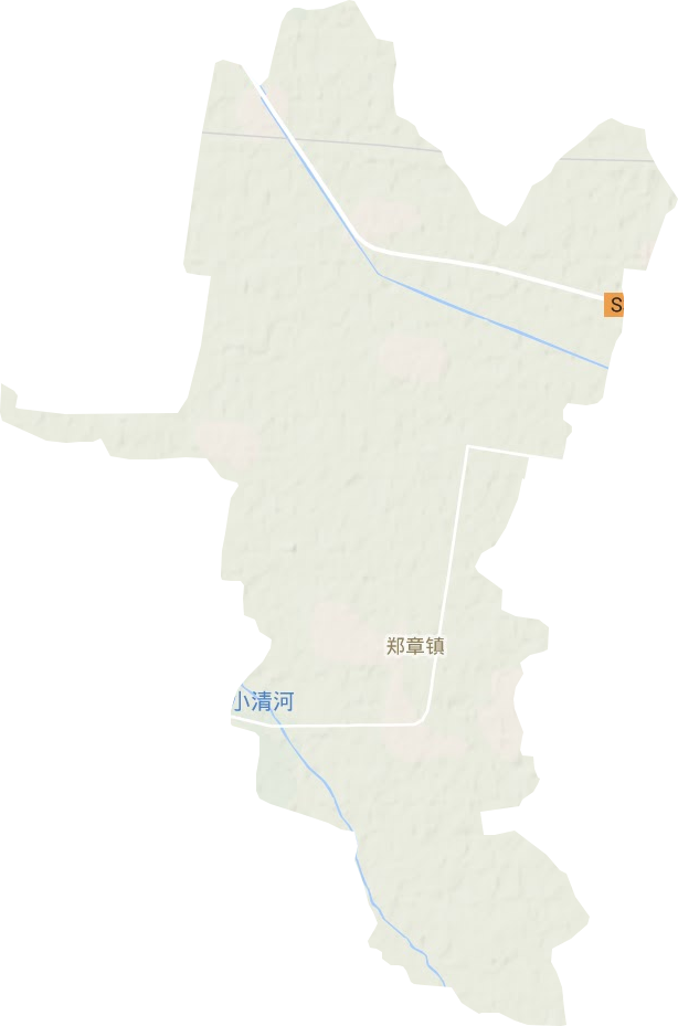 鄭章鎮(zhèn)地形圖