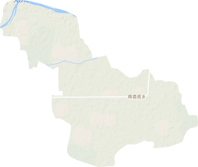 南婁底鄉地形圖