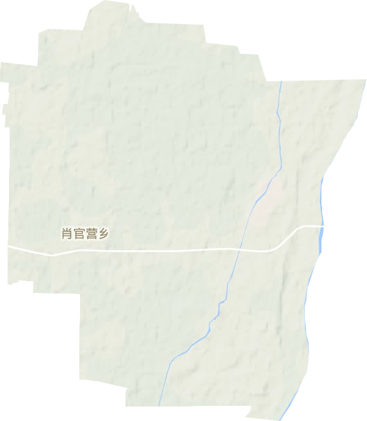 肖官營鄉地形圖