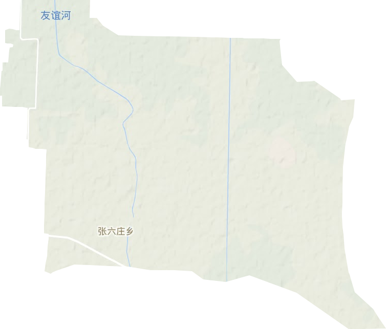 張六莊鄉地形圖