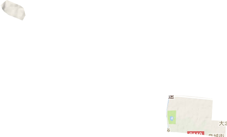 皇城街道地形圖