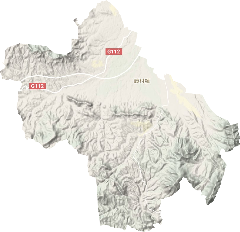 崞村鎮(zhèn)地形圖