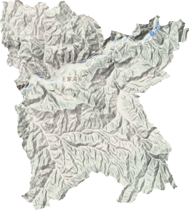 河子西鄉(xiāng)地形圖