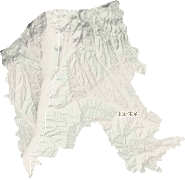 北新屯鄉(xiāng)地形圖