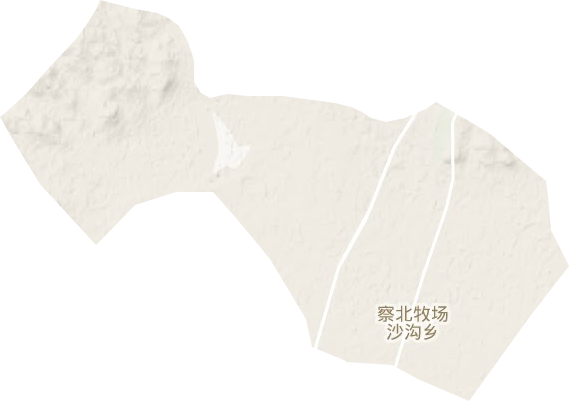 沙溝鎮(zhèn)地形圖