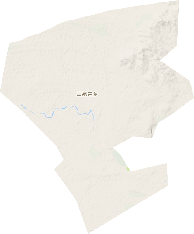 二泉井鄉地形圖