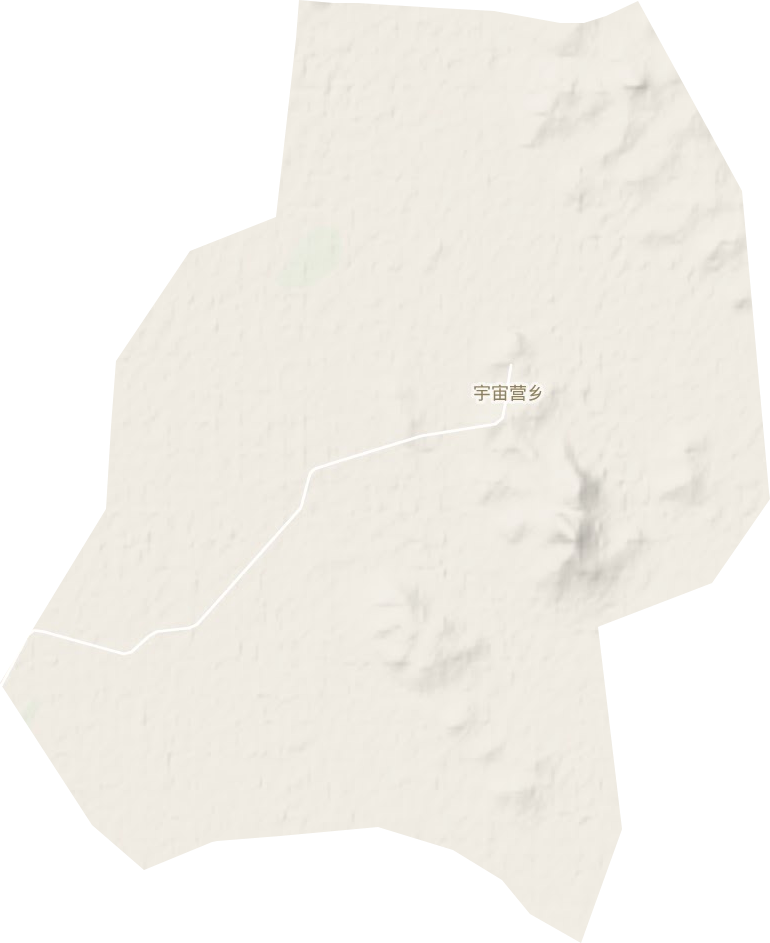 宇宙營鄉(xiāng)地形圖