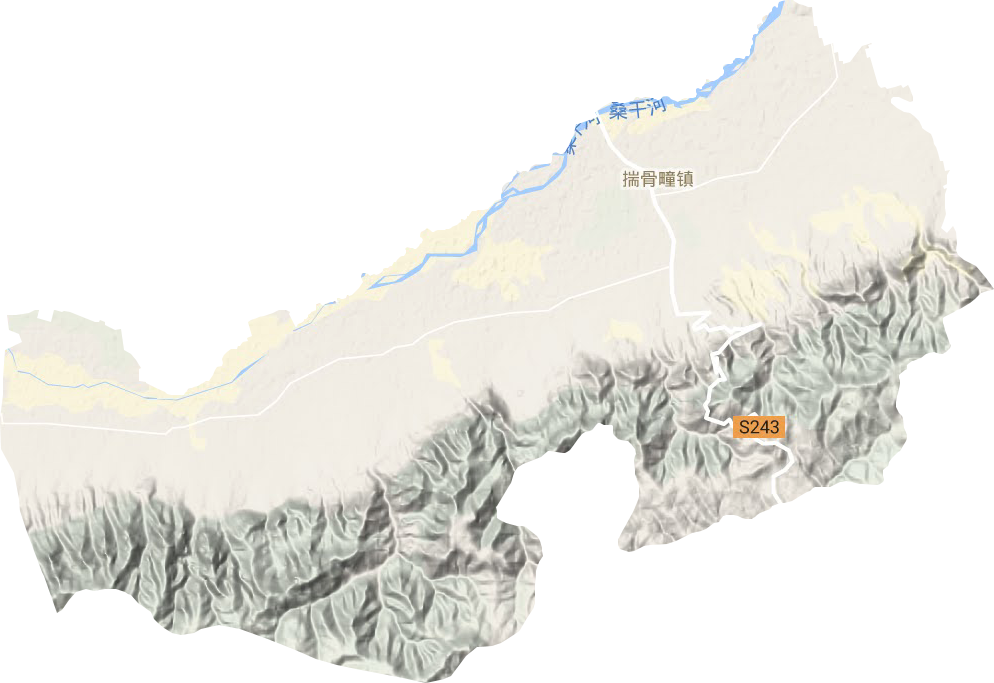 揣骨疃鎮(zhèn)地形圖