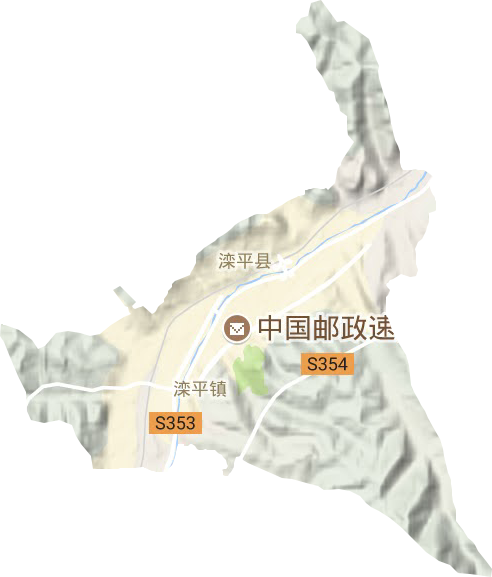中興路街道地形圖