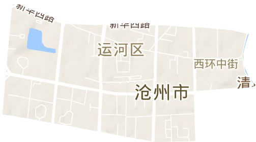 西環(huán)中街街道地形圖