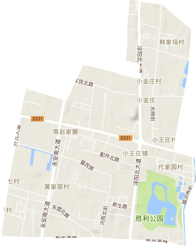 公園街道地形圖
