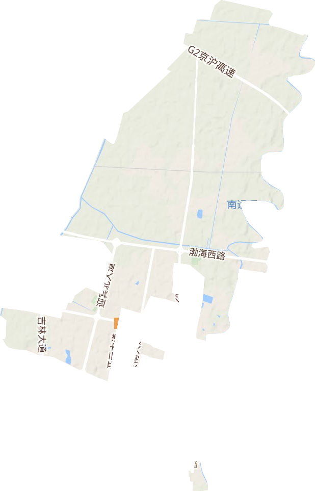 小王莊鎮地形圖